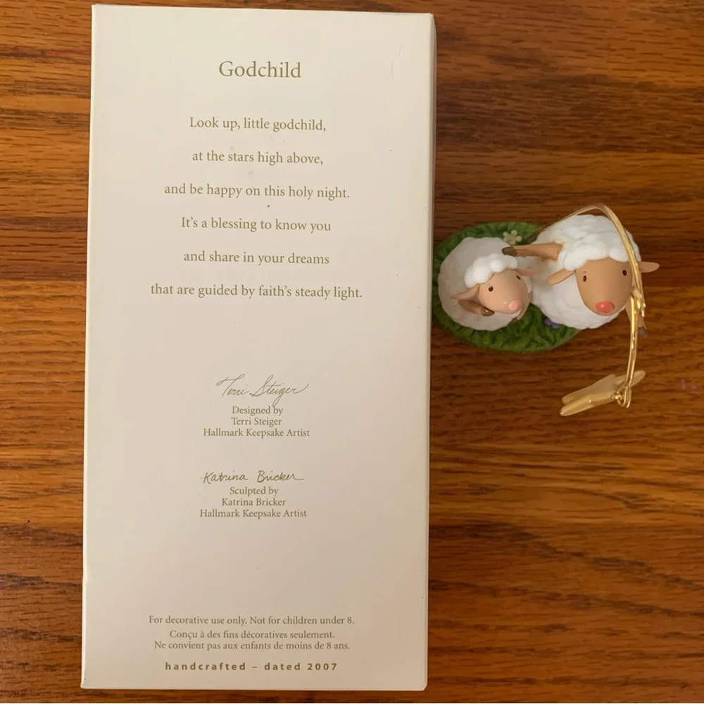 Hallmark Keepsake Ornament “Godchild” 2007